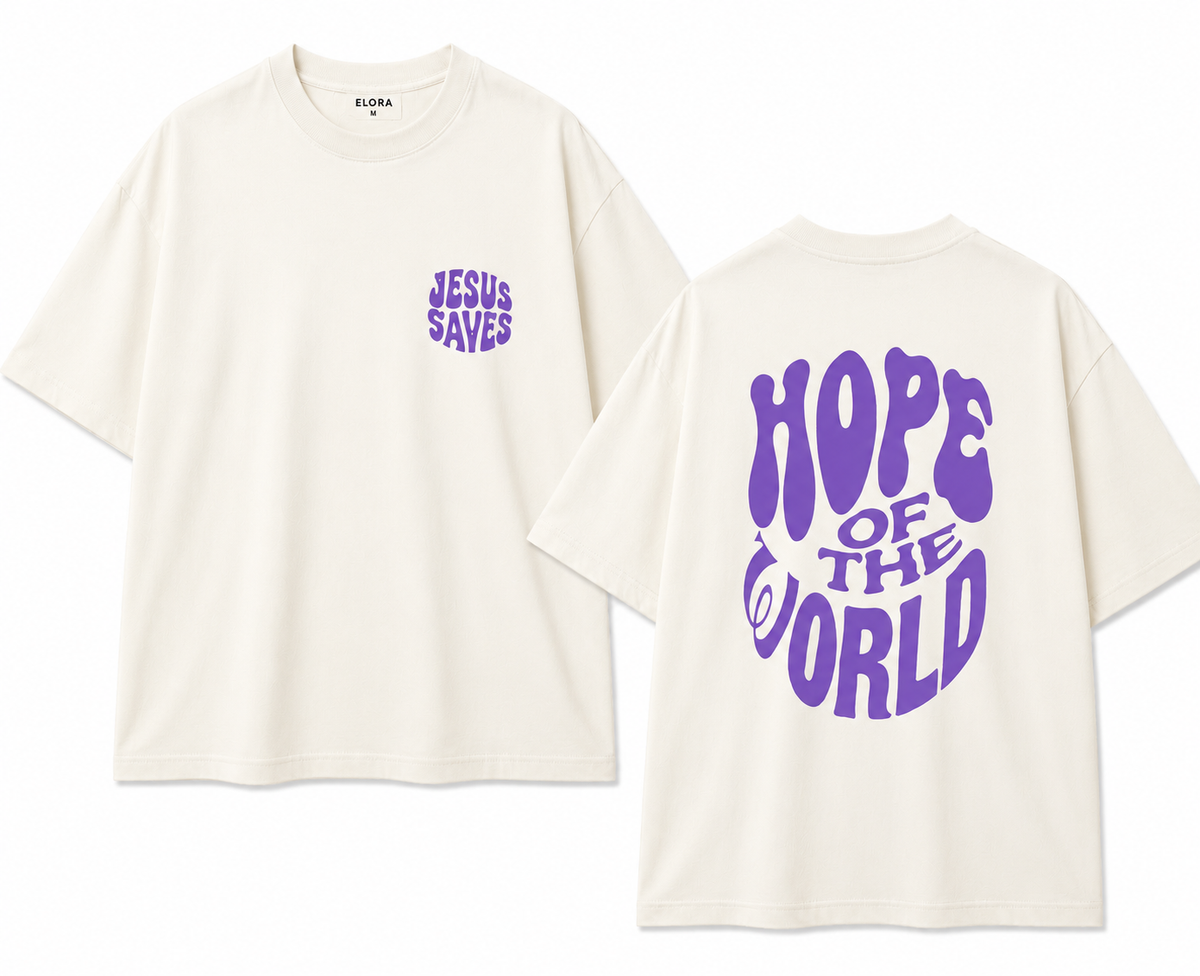 Oversize - FEMININA - Jesus Saves | Hope of the World
