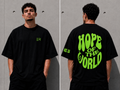 Oversize - Hope - BRILHA NO ESCURO (Verde Fluorescente)